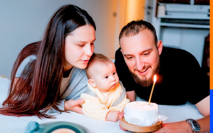 Familia disfrutando el ahorro del seguro BancoEstado