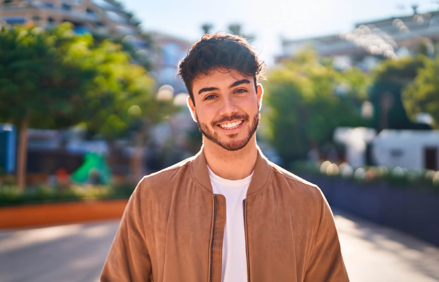 Retrato de hombre sonriendo