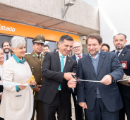 Presidente de BancoEstado en corte de cinta