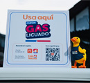 Promoción del Cupón de Gas Licuado con figura de pato Caja Vecina