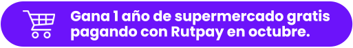 Gana 1 año de supermercado gratis pagando con Rutpay en octubre.